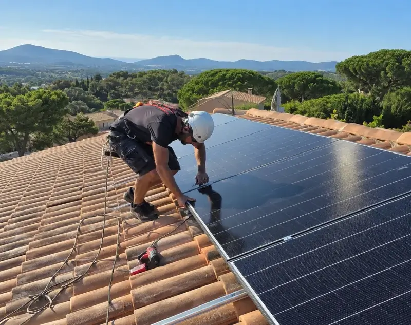 Installateur panneaux solaires Saint-Christophe-du-Bois — pose photovoltaïque sur toiture