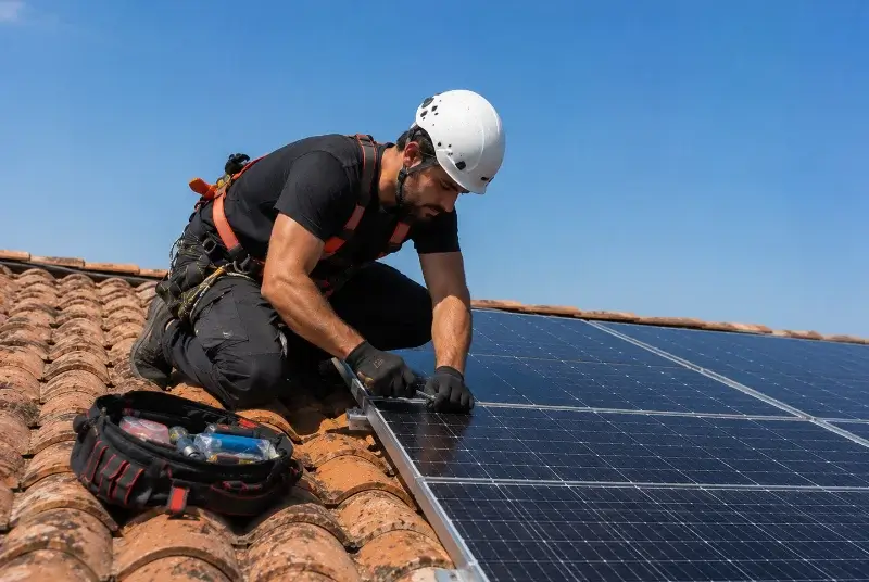 Maintenance et monitoring de panneaux solaires à Saint-Christophe-du-Bois