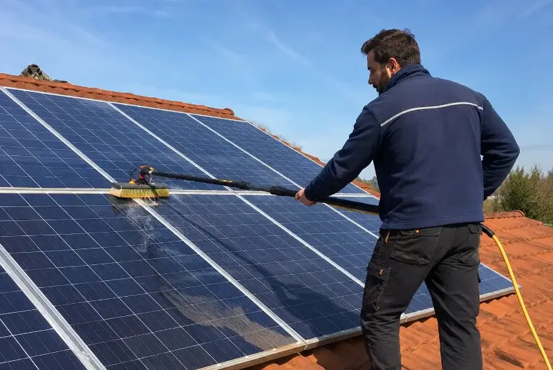 Nettoyage et entretien de panneaux solaires à Saint-Christophe-du-Bois